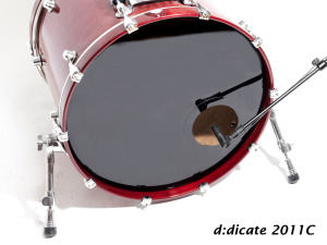 d:dicate 2011C on Bass Drum