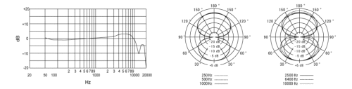 BETA 181/BIの周波数/指向特性