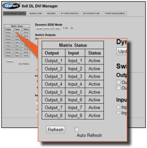 GEF-DVI-848DL-PB WEB GUI画面