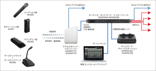 Microflex Wirelessシステム図