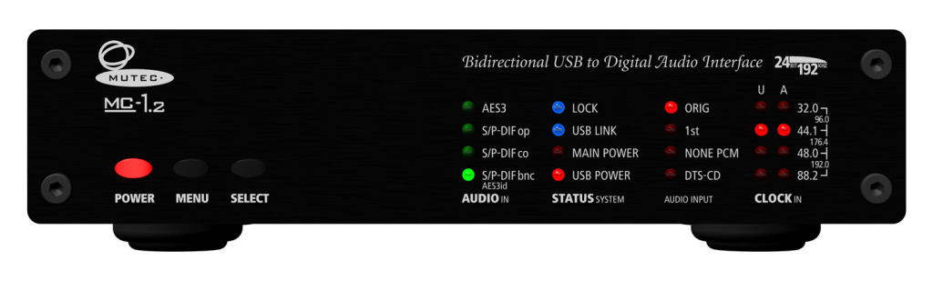MC-1.2 USB デジタルオーディオ・フォーマットコンバーター - MUTEC - ヒビノインターサウンド株式会社