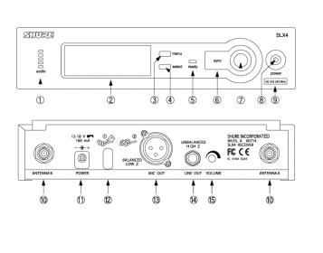 SLX4 - Shureワイヤレスシステム - ヒビノインターサウンド株式会社