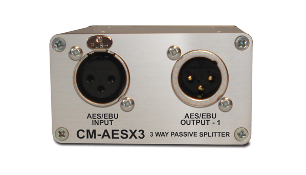 CM-AESX3/AES音声分配器/XLRコネクタタイプ