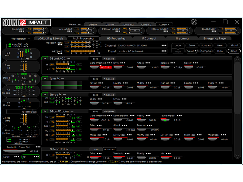 IMPACT FMオーディオプロセッサー